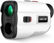 VQTIL Golf Rangefinder 700Yards Laser Range Finder with Slope, USB Rechargeable Flag Acquisition, External Slope Switch for Tournament Legal, 6X Magnification…, Black and white (CS1)