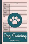 Dog Training Log Book: Dog Training Record Keeping | Tracking Handbook To Help Train Your Pet, Keep A Record of Training Details | Trainers Template Logbook Sheet Notebook