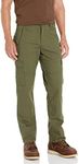 Carhartt Men's Rugged Flex Relaxed Fit Ripstop Cargo Work Pant, Basil, 34W / 32L
