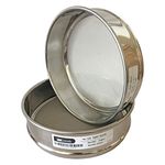 KimLab ISO3310 STD Test Sieve #200 / 75μm Mesh Size,All Stainless Steel,200mm Diameter