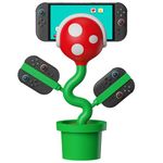 Switch Charging Dock for Nintendo Switch 2/Joypad,4K 60Hz Switch 2 TV Docking Station, Piranha 2 Charger Stand with HDMI/USB 2.0/USB-C Ports, PD Fast Charging Cute Gaming Setup