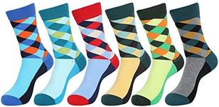 EGOGO 5 Pairs Men’s and Women’s Crew Socks Casual Unisex Funky Cool Dress Novelty Cotton Socks E611-4