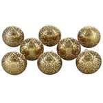 J P Hardware Brass Knobs for Cabinets and Cupboards (Multicolor, Standard) - Pack of 8