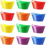 Patelai 12 Pieces Colored Ice Bucke