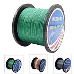 Braided Fishing Line PE Line 4 Strands, 10lb-133lb Multifilament Fishing Braide Line Abrasion Resistant Braided Lines Super Power line, 110yards-1100yards Saltwater Fishing Line