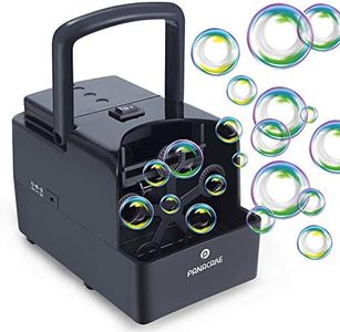 Automatic Bubble Machine for Kids 1500+ Bubbles per Min, PANACARE Portable Auto Professional Bubble Maker Blower Machine, Electric Bubble Toys for Parties Outdoor Indoor, Plug-in or Battery Powered