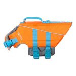 RC Pet Products Tidal Life Vest, Adjustable Dog Life Jacket, Orange/Teal, Medium