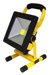 20W Portable LED Work Light Cordless Rechargeable IP65 12v LED Light Hand Lamp, Outdoor Flood Lights Daylight White