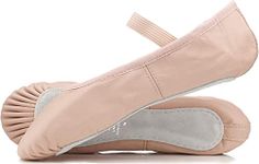 Roch Valley Ophelia Full Sole Pink Leather Ballet Shoes (Pink, 1)