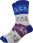 Good Luck Sock Men's Checkered Bicycle Socks, Adult