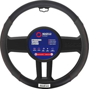SPARCO SPC1113BK Steering Wheel Cover C1113 Black Universal CAR
