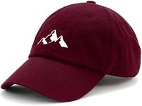 Tough Headwear Baseball Cap Dad Hat - Women’s & Men’s Baseball Caps Dad Hats for Men 90s, Dad Cap Baseball Cap for Women Burgundy