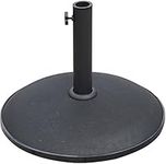 Ram® 10kg Concrete Round Umbrella Parasol Base Weight Stand Patio Outdoor Black Diameter 50cm