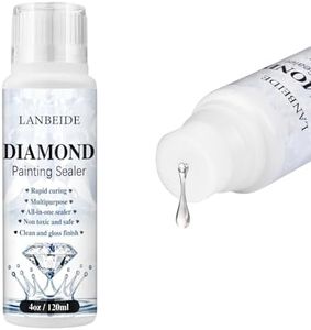 LANBEIDE Diamond Painting Sealer 120ML, 5D Diamond Painting Glue Permanent Hold & Shine Effect Sealer for Diamond Painting and Puzzle Glue (4 OZ)