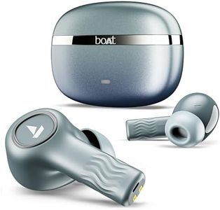 boAt Nirvana Ion ANC, Active Noise Cancellation(~32dB), 120Hrs Battery, App Support, Crystal Bionic Sound, 4Mics ENx, v5.3 Bluetooth Earbuds, TWS Ear Buds Wireless Earphones with mic (Blazing Comet)