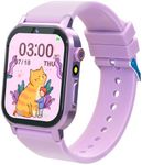 Phyulls Kids Smart Watches Girls Age 4-12, 32 Puzzle Games HD Touch Screen Video Camera Music Player Pedometer Flashlight 12/24 hr Educational Toys Birthday Gifts for Girls Ages 6 7 8 9 10