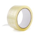 TJIKKO Cello Tape/BOPP Tape/Packaging Tape Premium Grade 48 mm width 65 meter length Transparent (Set of 1)