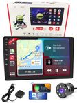 Cason 9 Inch Car Stereo Android System with Touch Screen |Car Android Player with CarPlay and Wireless Android Auto Bluetooth/Cooling Fan/Steering Wheel Control+ Rear Camera