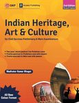 Indian Heritage, Art and Culture (Preliminary & Main) 2ed - Multicolour Book