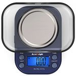 ACCUWEIGHT 255 Digital Lab Scale Portable Mini Precision Scale Pocket Jewelry Scale with Backlight LCD Display, Tare and PCS Features, 300g, 0.01 increments Electronic Multifunctional Scale