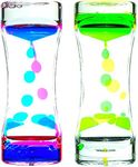 Liquid Motion Bubble Timer - Rectangular Sensory Relaxation Water Toy - Assorted Colors, 1 Piece by Big Mo's Toys