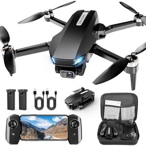 Drone with Camera, 2K HD FPV Drone with Brushless Motor, Altitude Hold, Gesture Selfie, One Key Take Off/Landing, 3D Flips, Waypoint Fly, 2 Batteries, Foldable Mini Drones for Kids and Beginners