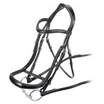 Shires Velociti Ergonomic Cavesson Bridle - Black Full