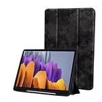 ProElite PU Smart Flip case Cover for Samsung Galaxy Tab S8/S7 11" SM-X700/X706/T870/T875 with S Pen Holder, Black