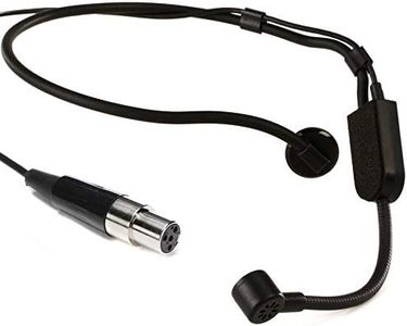 Shure PGA31 Headset Condenser Microphone with Cardioid Polar Pattern, Flexible Gooseneck, Foam Windscreen, and TA4F (TQG) Connector for use with Shure Wireless Systems (PGA31-TQG),Black