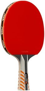 STIGA Phoenix Ping Pong Paddle - 5-Ply Ultra-Light Blade - 2mm Tournament-Approved Sponge - Flared Handle for Enhanced Control - Competitive Table Tennis Racket for Family Fun