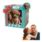 Ryfpdml Robot Dog, My Realistic Robot Puppy Interactive Robotic Puppy Toy with Walking Barking Dog Toys Electronic Pet Gift Indoor Outdoor Decor Indoor and Outdoor (A2)