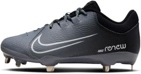 Nike Hyperdiamond 4 Pro Metal Softball Cleats Black/Cool Grey/Volt/White Size 10 Medium