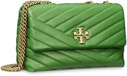 Tory Burch Women's Small Kira Chevron Convertible Shoulder Bag, Basil