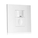 RAYZEEK PIR Motion Sensor Light Switch indoor,110V-265V, Occupancy Sensor,Vacancy Sensor,Manual On-Off all in one Infrared Motion Sensor,Wall mounting,Neutral Wire Required