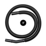 All Parts Etc Replacement Hoses for Oreck Canister Vacuum, Crush Resistant, Various Lengths and Many Sizes (Compact Shurlok Fit, 5')