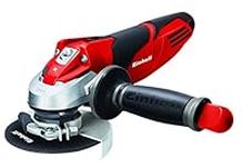 Einhell 115mm Angle Grinder TE-AG 115/600 | 600W, Spindle Lock, Cable Clip, Soft Grip, Additional Handle | 4 Inch Angle Grinder With Disc For Cutting, Sanding, Grinding and Polishing