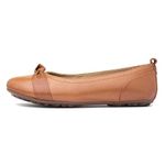 Hush Puppies Women's Jada Knot Ballet Flat, Tan, 6 UK