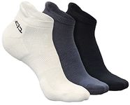 HEELIUM Bamboo Black Socks For Women, Ankle Length, Odour-Free & Breathable, Padded Base & Anti-Bacterial, 3X Softer Than Cotton Socks