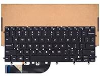 Backlight Replacement Keyboard for Dell XPS 13 9343 9350 9360, inspiron 13 7347 7348 7352 7353 7359 & inspiron 15 7547 7548 Laptop US Layout 0DKDXH NSK-LS0BW P57G