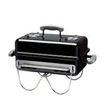 Weber 121908 Tabletop Camping Grill Go Anywhere Barbecue Stove BBQ Grill Charcoal Bonfire Stand for 2-3 People