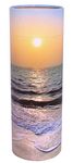 Scattering Ashes Urn, Scatter Tube, Eco-friendly Biodegradable Cremation Urn (Beach Sunset Large)