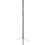 Tram 1477-B Pre-Tuned 144MHz–148MHz VHF/430MHz–460MHz UHF Amateur Dual-Band Base Antenna (Black Fiberglass)