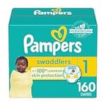 Pampers Swaddlers Newborn Diapers Size 1 160 Count