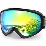 Kids Ski Goggles, Findway Snow Snowboard Goggles for Youth Junior Girls Boys