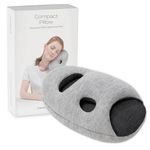Ostrichpillow Mini Pillow Travel Pillow for Men Women Kids Comfort, Compact & Lightweight, Versatile Sleeping Positions, Easy Clean