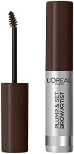 L’Oréal Paris Brow Artist Plump & Set, Volumizing Eyebrow Gel Tint, 108 Dark Brunette, 3.52 fl. oz.