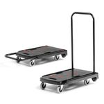 Corvids 150 Kg Portable & Compact Plastic Platform Trolley | 2-Year Warranty |Folding Platform Hand Truck with 360 Rotating Wheels for Home, Office, Warehouse & Outdoor Use