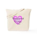 CafePress RN Heart Pink Stetho Cap Tote Bag Natural Canvas Tote Bag, Reusable Shopping Bag