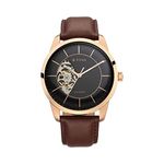 Titan Automatics Black Dial Automatic Leather Strap Analogue Watch for Men-NR90126WL02