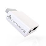 MAYFLASH Wii to HDMI Converter 1080P for Full HD Device, Wii HDMI Adapter with 3,5mm Audio Jack&HDMI Output Compatible with Nintendo Wii, Wii U, HDTV, Monitor-Supports All Wii Display Modes 720P, NTS